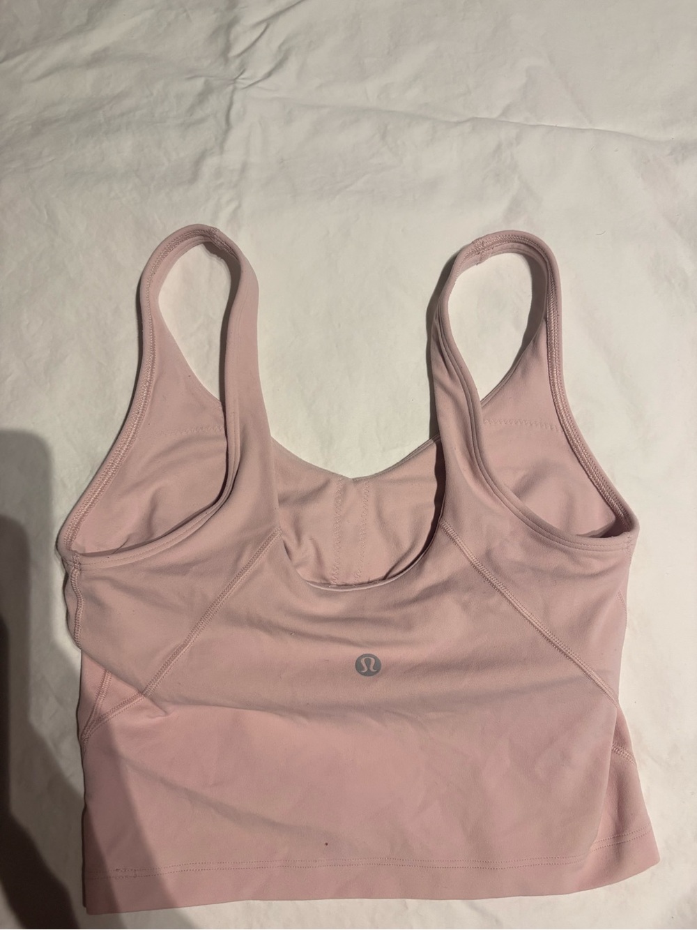 lululemon athletica Pale Pink V-Neck Crop Tank - Picture 4 of 4